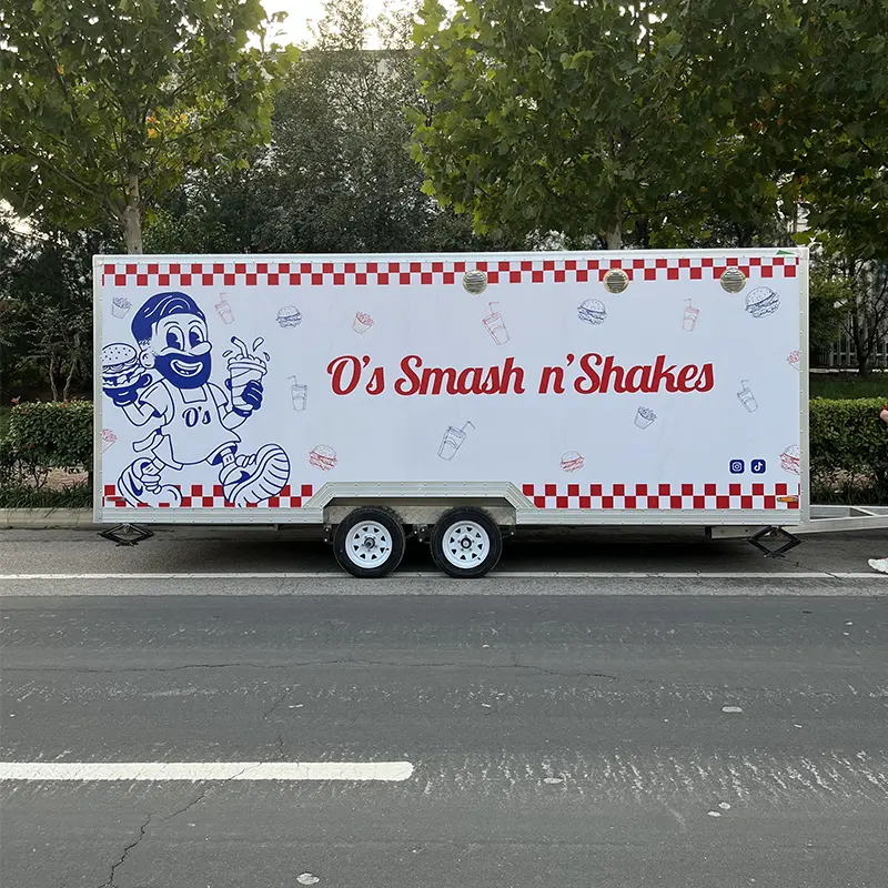 Mobilní přívěs na pekařství a rychlé občerstvení